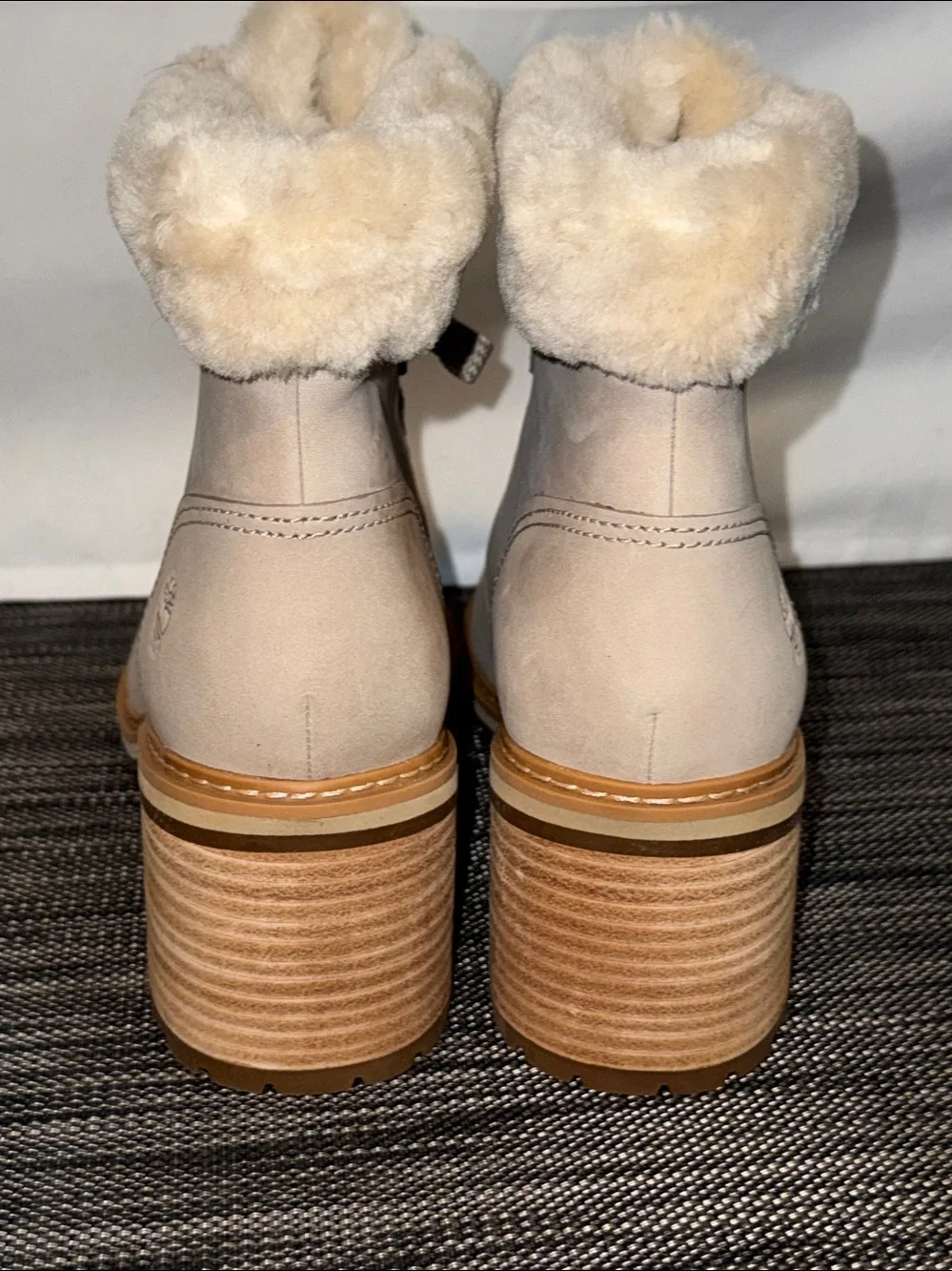 Timberland Sienna High Waterproof Mid Hiker Boot Light Beige Nubuck